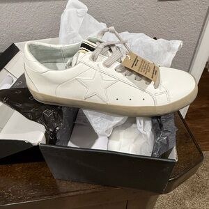 ShuShop White Star Sneakers